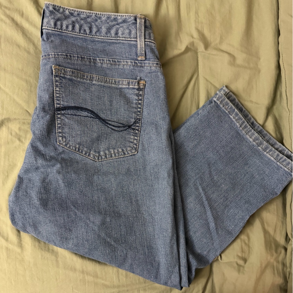 Lee Blue women capri jean